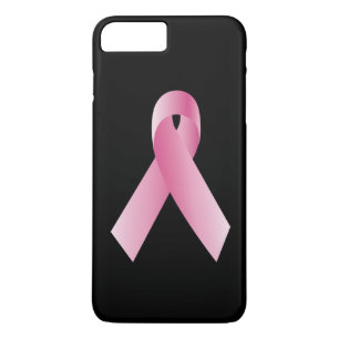 Capa Para iPhone Da Case-Mate Treinadores para um preto de Ribbon_on do rosa do