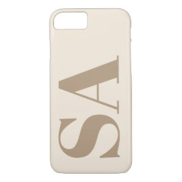 Capa iPhone 8/7 trendy Antique White with Monogram Case-Mate