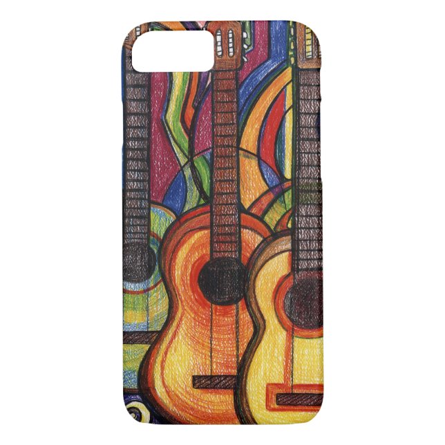 Capa Para iPhone, Case-Mate Três guitarra (Verso)