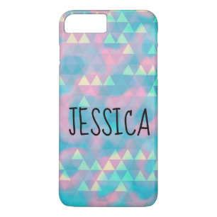 Capa Para iPhone Da Case-Mate Triângulos Coloridos Azul Nublado