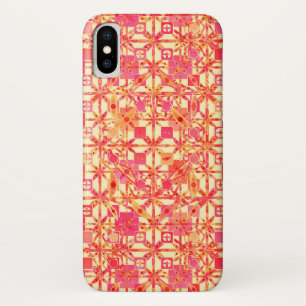 Capa Para iPhone Da Case-Mate Tribal Batik - laranja, cor-de-rosa e fuchsia