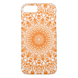Capa iPhone 8/7 Tribal Mandala Orange