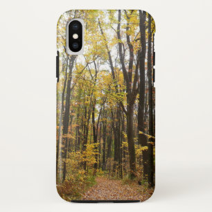 Capa Para iPhone Da Case-Mate Trilha de Outono e Folhas Douradas no Laurel Hill 