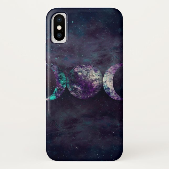 Capa Para iPhone, Case-Mate Triple Moon Goddese Luna Universo (Verso)