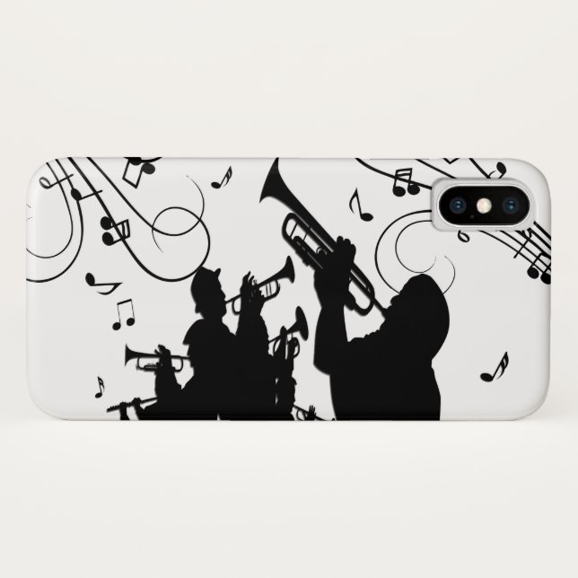 Capa Para iPhone, Case-Mate Trompet Section Jazz Music (Verso (Horizontal))