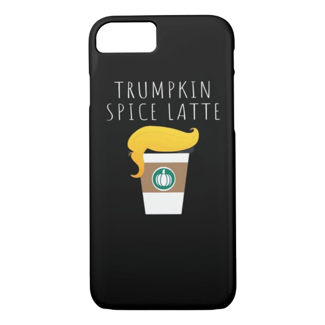 Capa Para iPhone, Case-Mate Trumpkin Spice Latte Engraçado Donald Piada Pumpki (Verso)