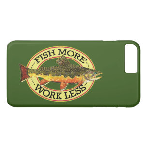 Capa Para iPhone Da Case-Mate Truta Borracha Humorosa, Peixes Mais Trabalham Men