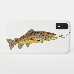Capa Para iPhone Da Case-Mate Truta de Brown da pesca com mosca