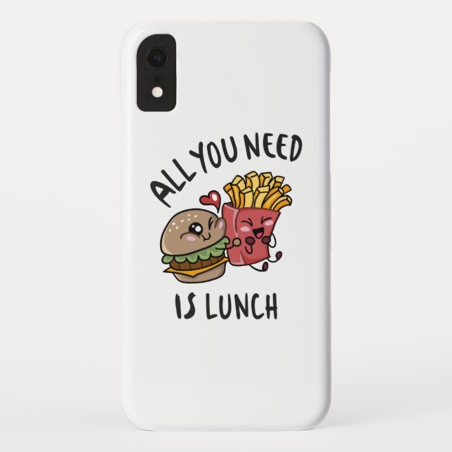 Capa Para iPhone, Case-Mate Tudo o que você precisa é almoço (Verso)