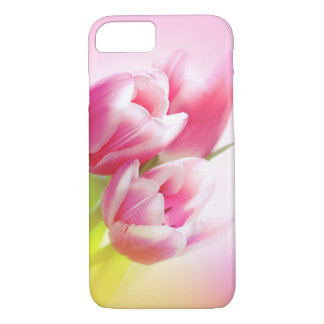 Capa iPhone 8/7 Tulipas cor-de-rosa bonitas