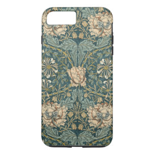 Capa iPhone 8 Plus/7 Plus Tulipas do vintage por William Morris