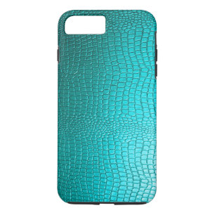 Capa Para iPhone Da Case-Mate Turiquoise Faux Leather Cobra Skin