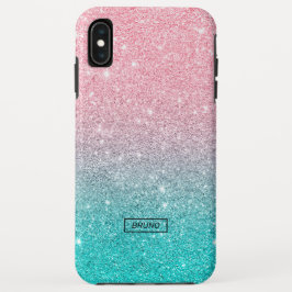 Capa Para iPhone Da Case-Mate Turquesa design moderna e mbre rosa-brilhante