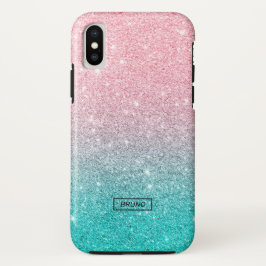 Capa Para iPhone Da Case-Mate Turquesa e ombre cor-de-rosa