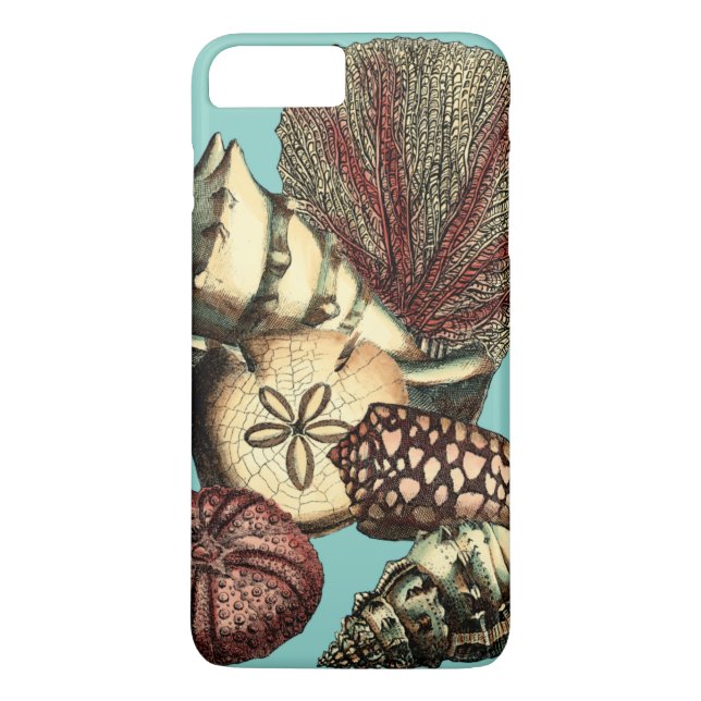 Capa Para iPhone, Case-Mate Turquesa Shell e Red Coral Collection (Verso)