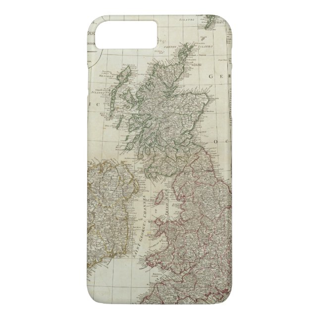 Capa Para iPhone, Case-Mate Um mapa completo das ilhas britânicas (Verso)