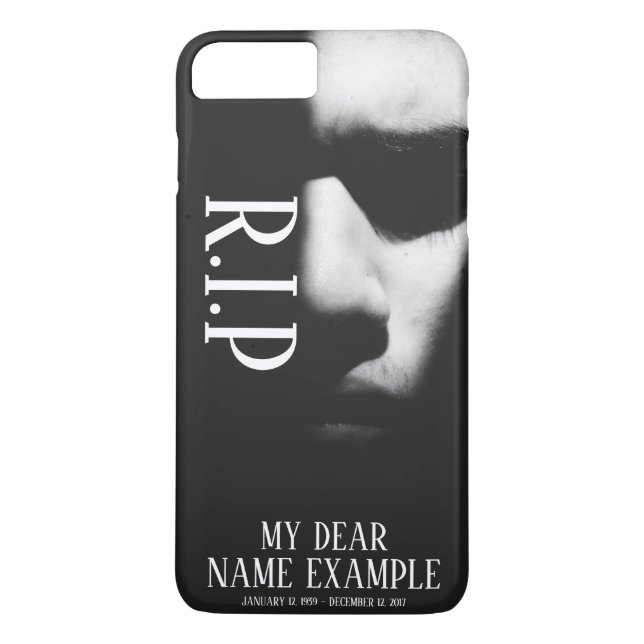 Capa Para iPhone, Case-Mate Um rosto adormecido em meia sombra (Verso)