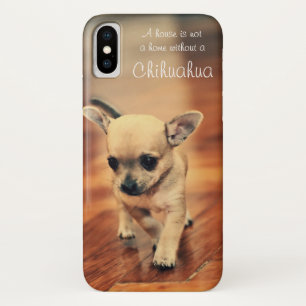 Capa Para iPhone X Uma Casa Não É Um Caso De Chihuahua iPhone X Em Ca