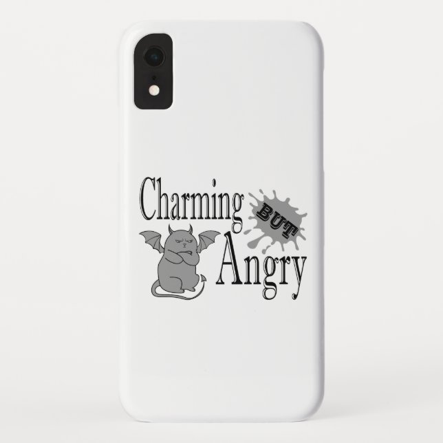 Capa Para iPhone, Case-Mate Uma citação engraçada e encantadora do gato maldit (Verso)