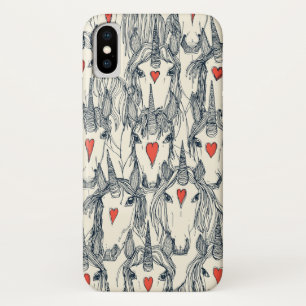 Capa Para iPhone Da Case-Mate unicorn love indigo persimmon pérola