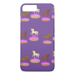 Capa iPhone 8 Plus/7 Plus Unicorns Art Sweet Rosquinha
