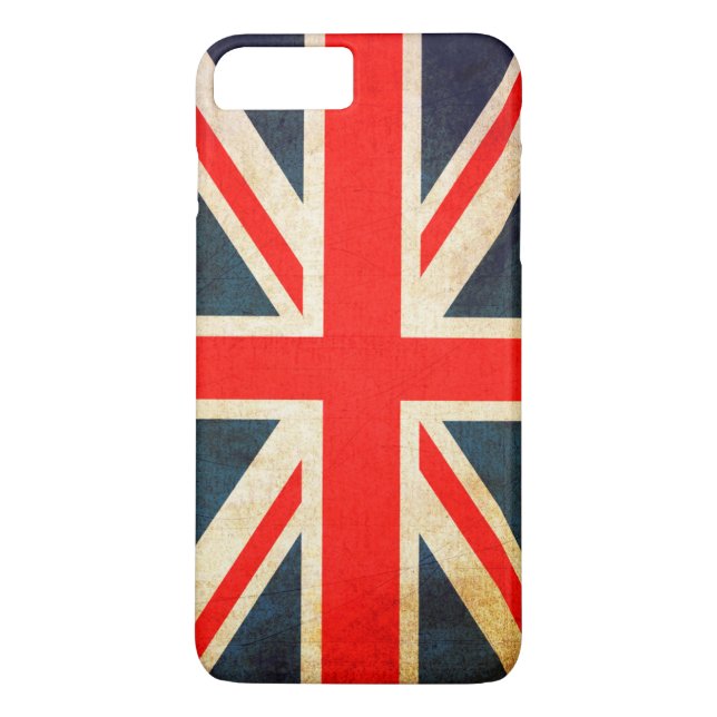 Capa Para iPhone, Case-Mate Union Jack Flag em Grunge (Verso)