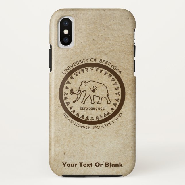 Capa Para iPhone, Case-Mate Universidade de Beringia Mammoth Seal (Verso)
