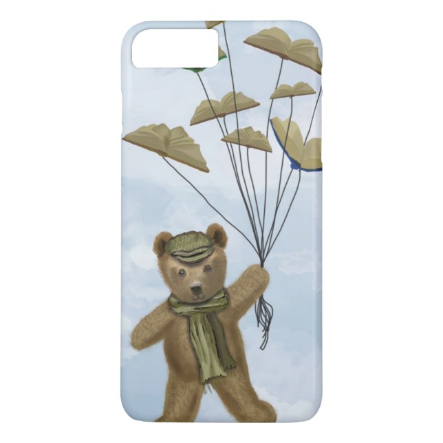 Capa Para iPhone, Case-Mate Urso com Borboletas de Livro 2 (Verso)