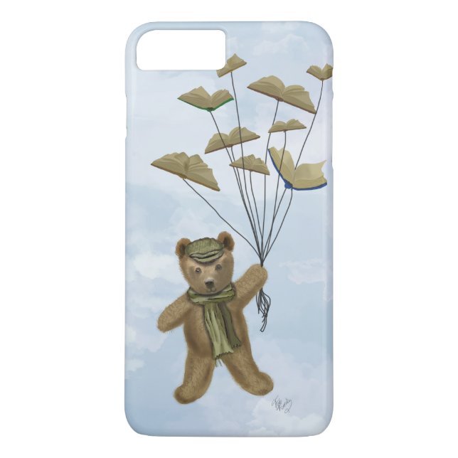 Capa Para iPhone, Case-Mate Urso com Borboletas de Livro 3 (Verso)