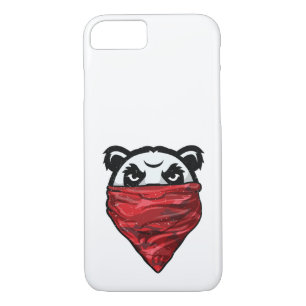 Capa iPhone 8/7 Urso de panda do gângster da panda que veste um