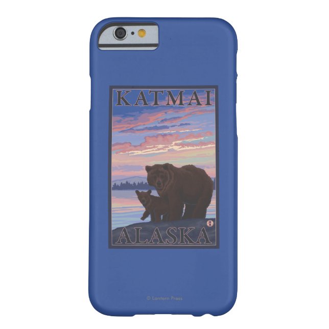 Capa Para iPhone, Case-Mate Urso e Cub - Katmai, Alaska (Verso)