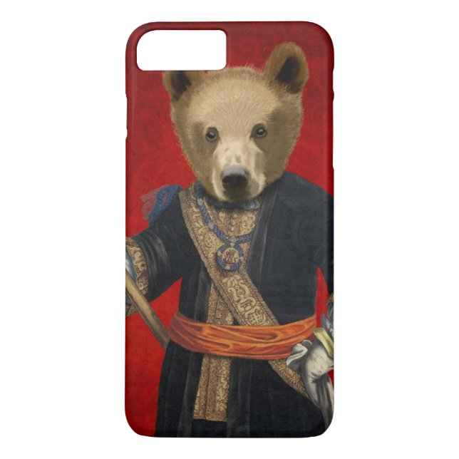Capa Para iPhone, Case-Mate Urso em Robôs Azuis 3 (Verso)