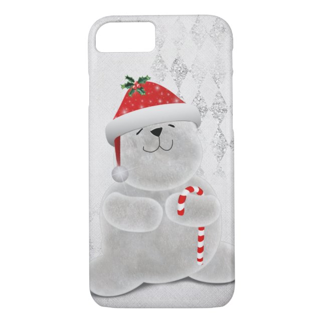 Capa Para iPhone, Case-Mate Urso Polar de Natal (Verso)