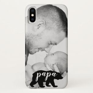 Capa Para iPhone Da Case-Mate Urso preto & branco da foto feita sob encomenda da