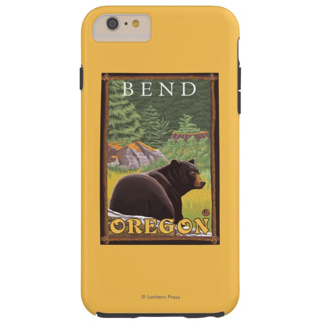 Capa Para iPhone, Case-Mate Urso preto na floresta - curvatura, Oregon (Verso)