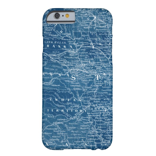 Capa Para iPhone, Case-Mate US Map Blueprint (Verso)