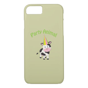 Capa iPhone 8/7 Vaca animal de festa