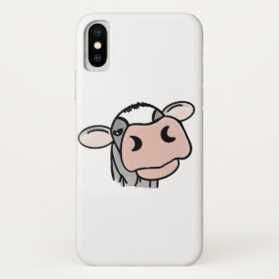 Capa Para iPhone Da Case-Mate vaca de desenho animado preto branco rosa beijo ci
