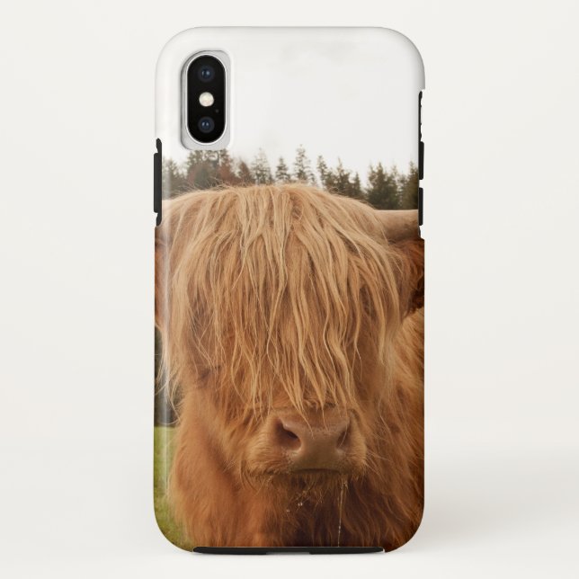 Capa Para iPhone, Case-Mate Vaca Highland #7 #wall #art (Verso)