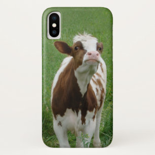 Capa Para iPhone X Vaca leiteira na Fazenda
