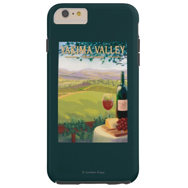 Capa Para iPhone, Case-Mate Vale de Yakima, país de WashingtonWine (Verso)