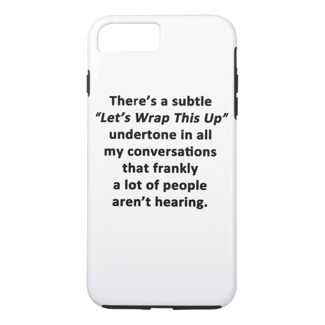 Capa Para iPhone, Case-Mate Vamos Concluir Isto (Verso)