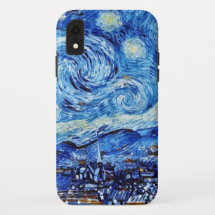 Capa Para iPhone Da Case-Mate Van Gogh - A Noite Estrelada - Post Natal Branco