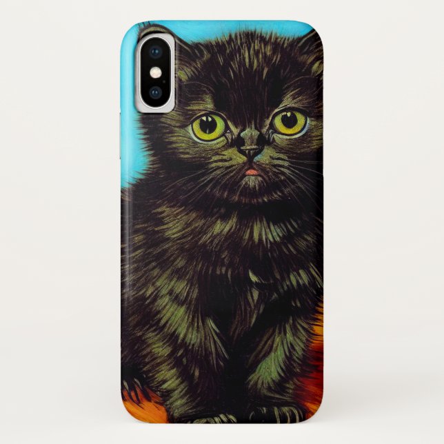 Capa Para iPhone, Case-Mate Van Gogh Style Pouting Kitten (Verso)