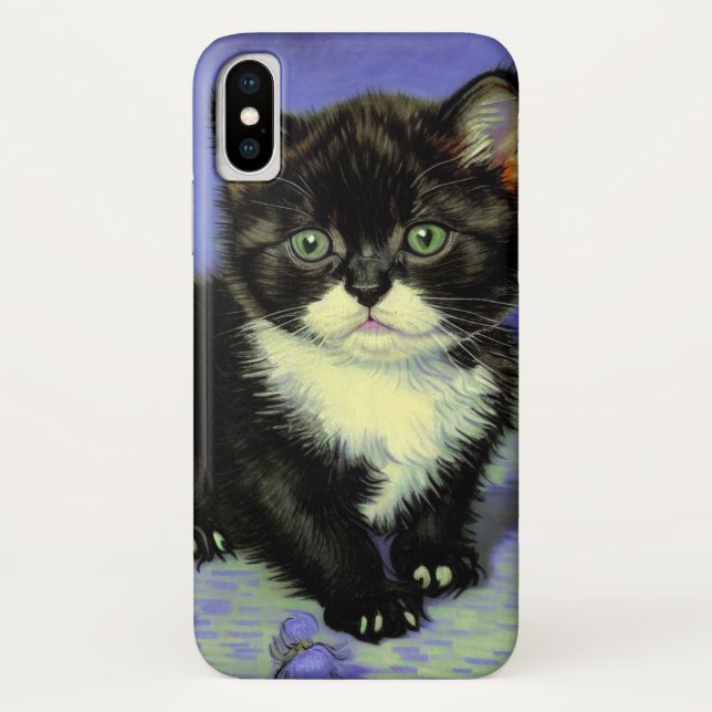 Capa Para iPhone, Case-Mate Van Gogh Tuxedo Kitten (Verso)