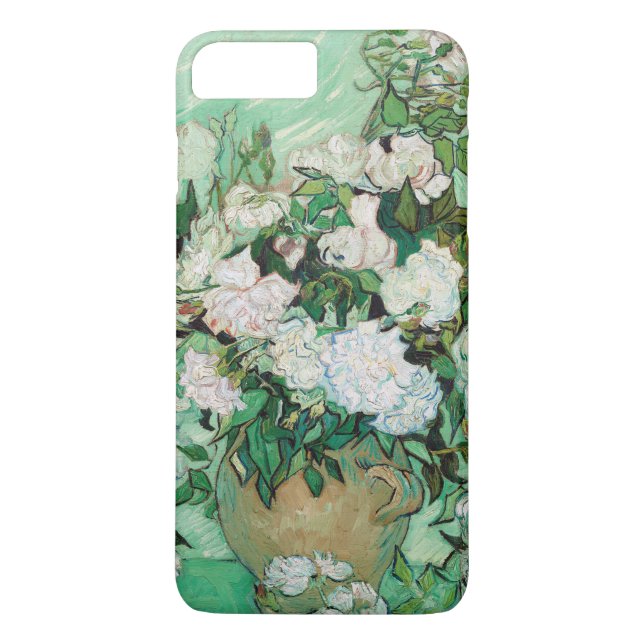 Capa Para iPhone, Case-Mate Van Gogh Vase com Rosas Rosa Pintura Floral (Verso)