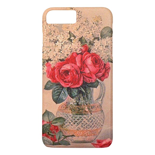 Capa Para iPhone, Case-Mate Vaso antigo com flores (Verso)