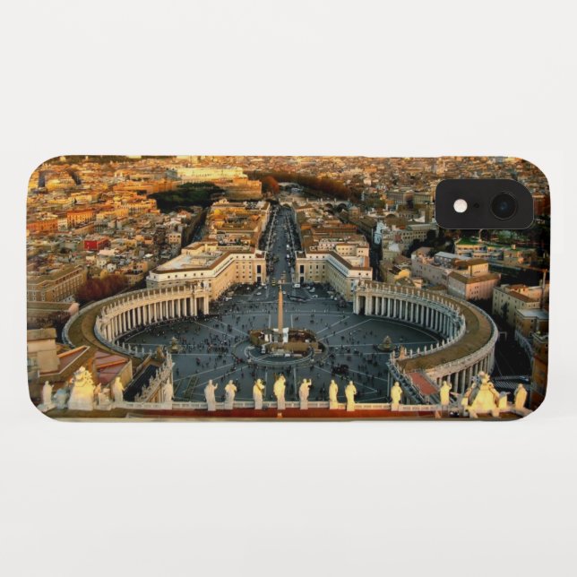 Capa Para iPhone, Case-Mate Vaticano Quadrado de rua Peter (Verso (Horizontal))