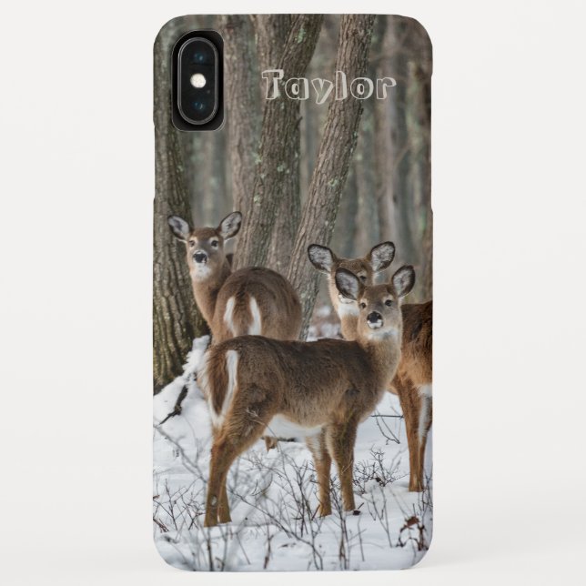 Capa Para iPhone, Case-Mate Veado de inverno (Verso)