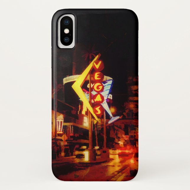 Capa Para iPhone, Case-Mate Vegas Nightlife - Las Vegas Nevada (Verso)